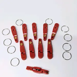 Planner Board Clip 10-Pack with keyrings