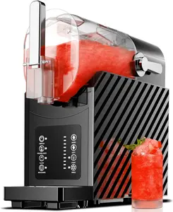 Slushie Machine for Home, Slushy Machine with 3 Preset Modes Frozen Juice Slush Milkshake, No Ice Needed, Adjustable Hardness, Self-Cleaning Function, Safety Protection, Frozen Drink Maker