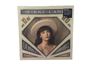 Nikki Lane - Denim & Diamonds (Record) New Sealed, Seaglass Color, Numbered