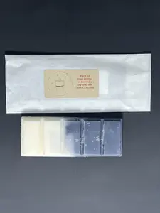 Black Ice Soy Wax Melt Snap Bar Strong Masculine Fresh Scent Handmade 1.7oz Wax Melt Long Lasting Home Fragrance Candle Decor