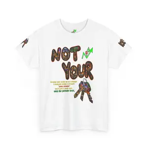 Not Your Keys Graphic Tee — "Crypt Apparel" Statement T-Shirt