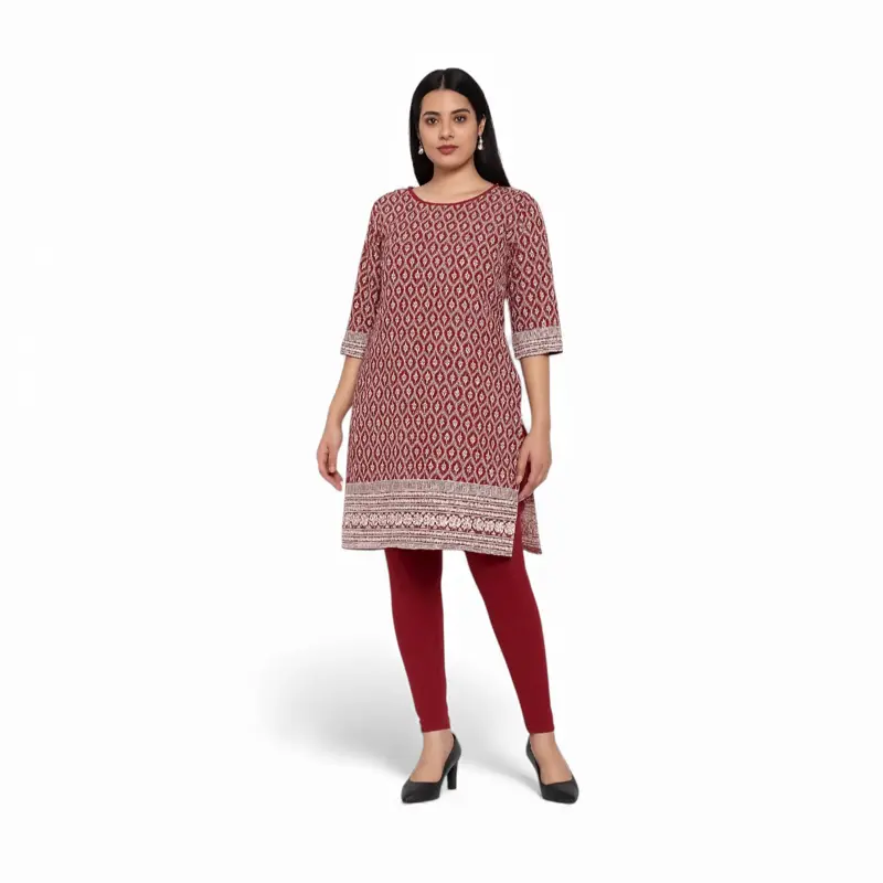 Chikankari  Work Kurta Tops Fully Embroidered Womenswear Shirts with Intricate Patterns