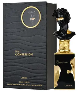 Lattafa His Confession Men's eau de toilette spray, 3.4oz/100ml
