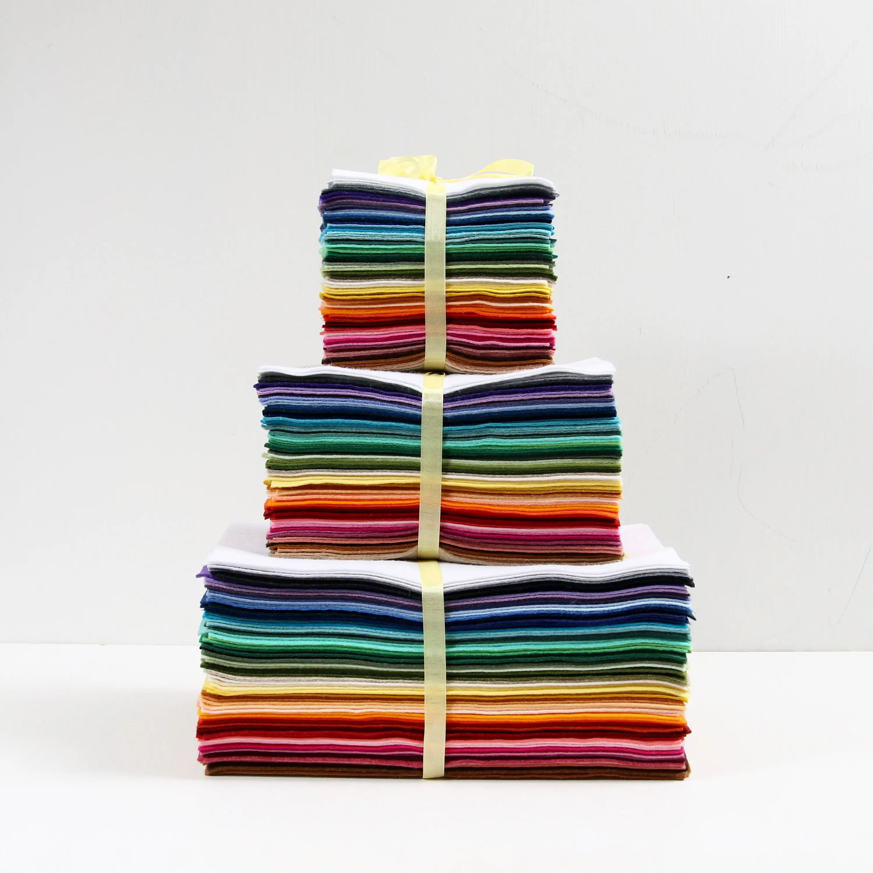 Wool Blend Felt Collection + Chart // 9x12 // Felt Patterns, Gifts for Crafters, Felt Sheets, Fabric Bundle, Felted Wool, Wool Felt