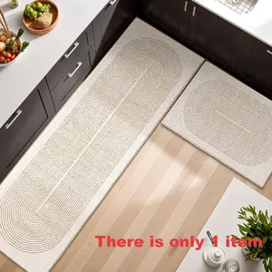 Fashionable Geometric Pattern Bath Mat, 1 Count Non-slip Soft Entrance Door Mat, Machine Washable Kitchen Rug for Kitchen, Bedroom, Stairway, Home Decoration, Modern Geometric Rug, Decorative Rug, Home Decor Rugs, Non Slip Doormat