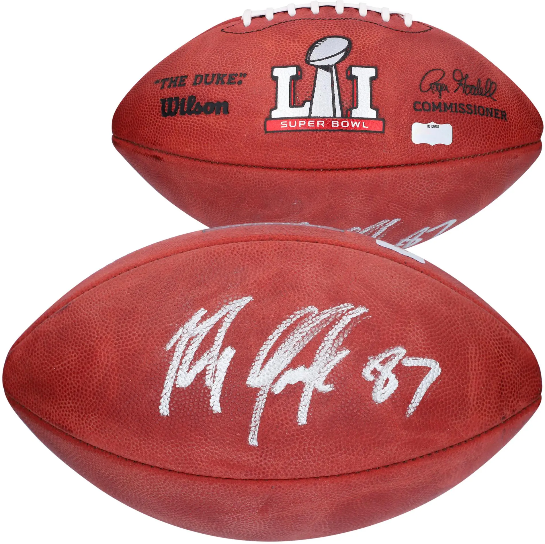 Rob Gronkowski New England Patriots Autographed Wilson Super Bowl LI Pro Football - Fanatics Authentic Certified