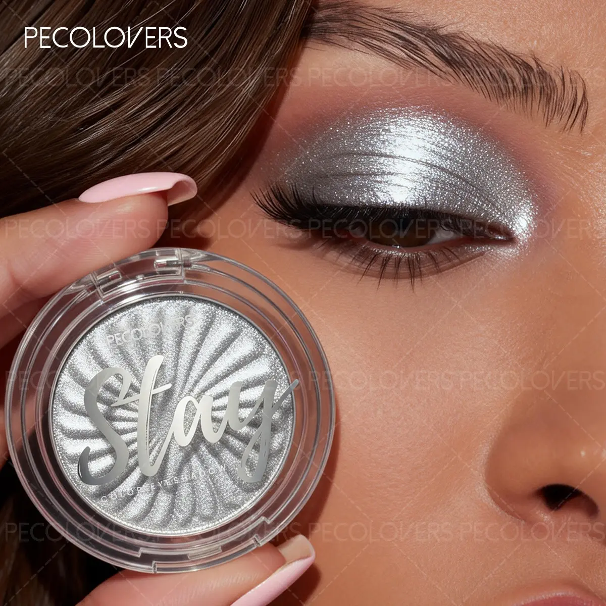 1PC Pearlescent and Glitter Cosmetic Eyeshadow, Matte, Waterproof and Long Lasting Shimmering Eyeshadow Palette, Easy To Smudge, Multiple Colors To Choose, Enhance Eye Makeup, Creates Three-dimensional Eye Makeup