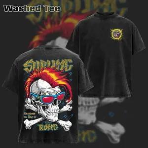 Vintage Sublime Skull T-Shirt , Sublime T-Shirt & Hoodie , Rock Band Shirt, Retro Music Tee, Rock Music Lover Shirt, Vintage Band Shirts Casual Fabric Fit Top , Top Men's and Women's Clothing