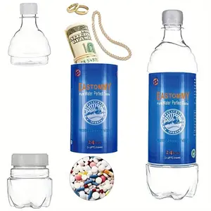 Water Bottle Design Storage Box, 1 Count Hidden Bottle Box, Secret Security Container, Stash Safe Box, Lockable Organizers, Organization for Home Office