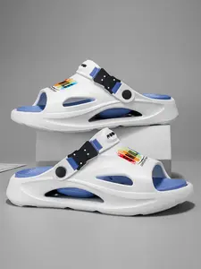 Men's Summer Outdoor Anti-Slip Sports Beach Sandals, Thick Sole Comfortable Flip Flops, Dual Color New Arrival Men's Shoes