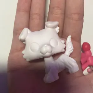 diylpshome miniature cat and dog white base blank art paint set pack of 2