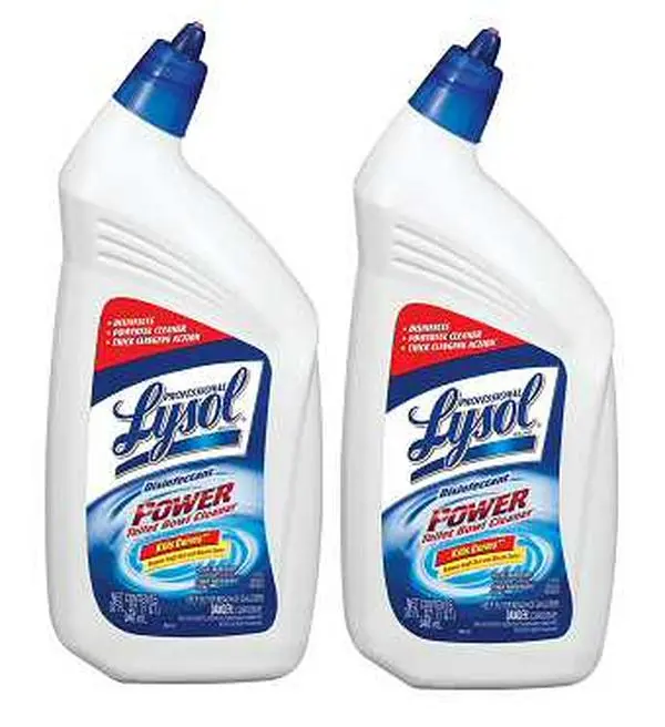 212 MAIN Thick Lysol Toilet Cleaner, 24oz Twin Banded Pack - Max Coverage Bowl Cleaning, 6-Pack of 2-24oz Containers, Household Use
