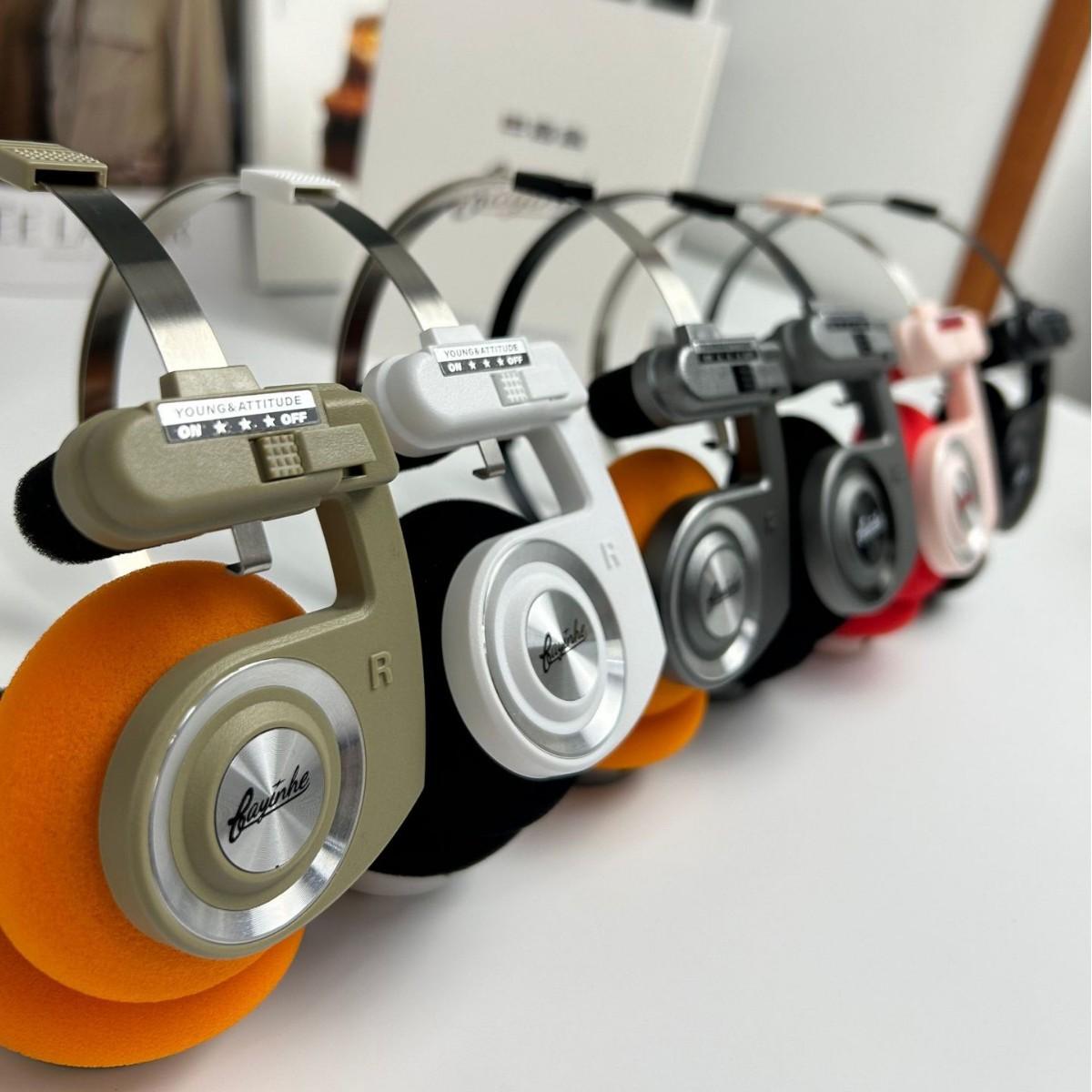 Baiyin Box H1PRO retro over-ear Bluetooth headphones for girls, Plus model, foldable, specially designed for photography