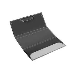 1pc,three fold folder board, three fold letter paper PP material strong clip, Plastic File Folder