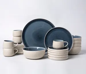 Bellagio Elegant Porcelain Dinnerware Set - Service for 4 - 20 Pieces