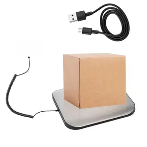 EcoGear Digital Weight Scale 440lbs Durable Postal Luggage Scale with Timer Hold Tare Smart Heavy Duty Shipping Scale for Packages DC Adapter High Performance Sensors