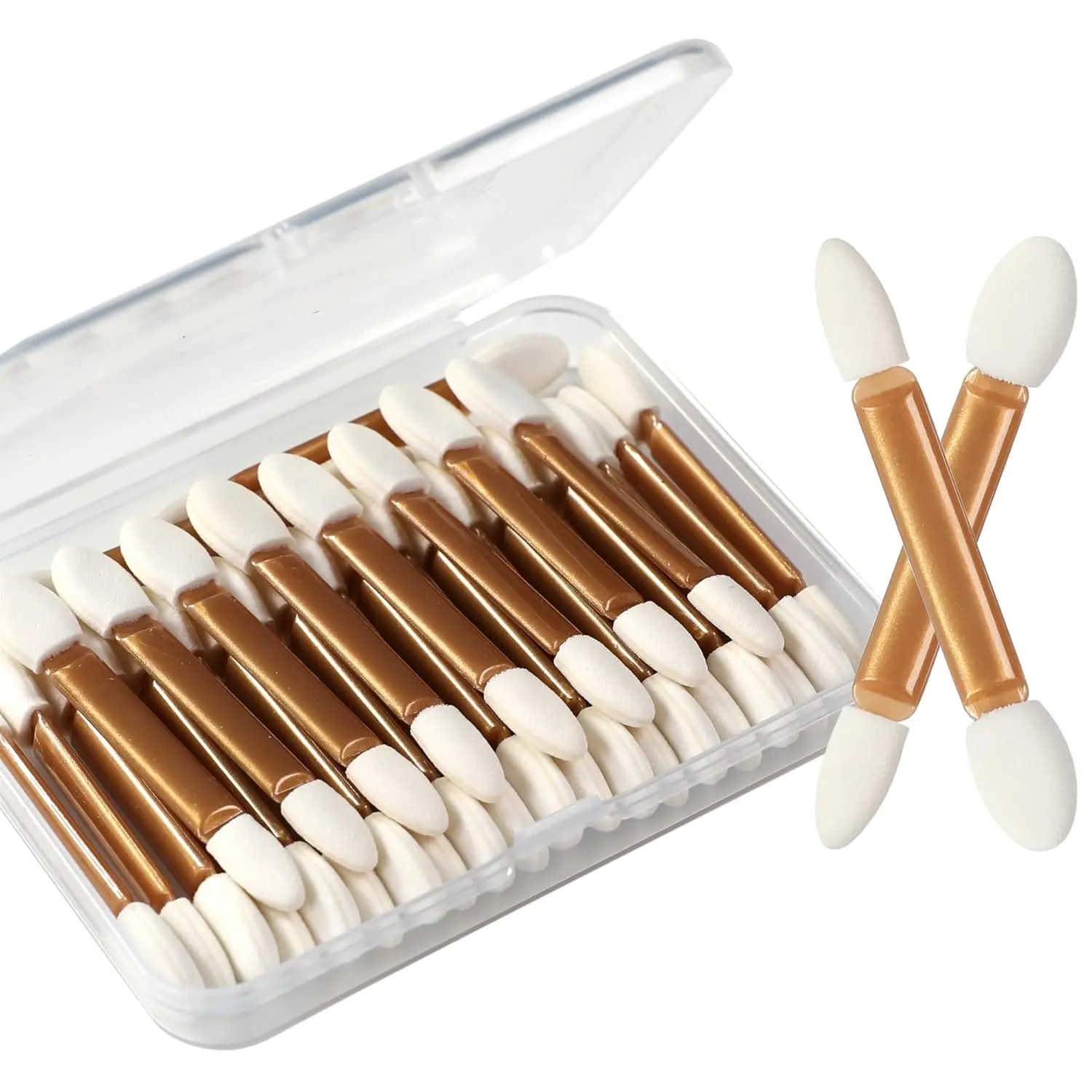 Eyeshadow Applicators, 30pcs Double Sided Disposable Eyeshadow Brush