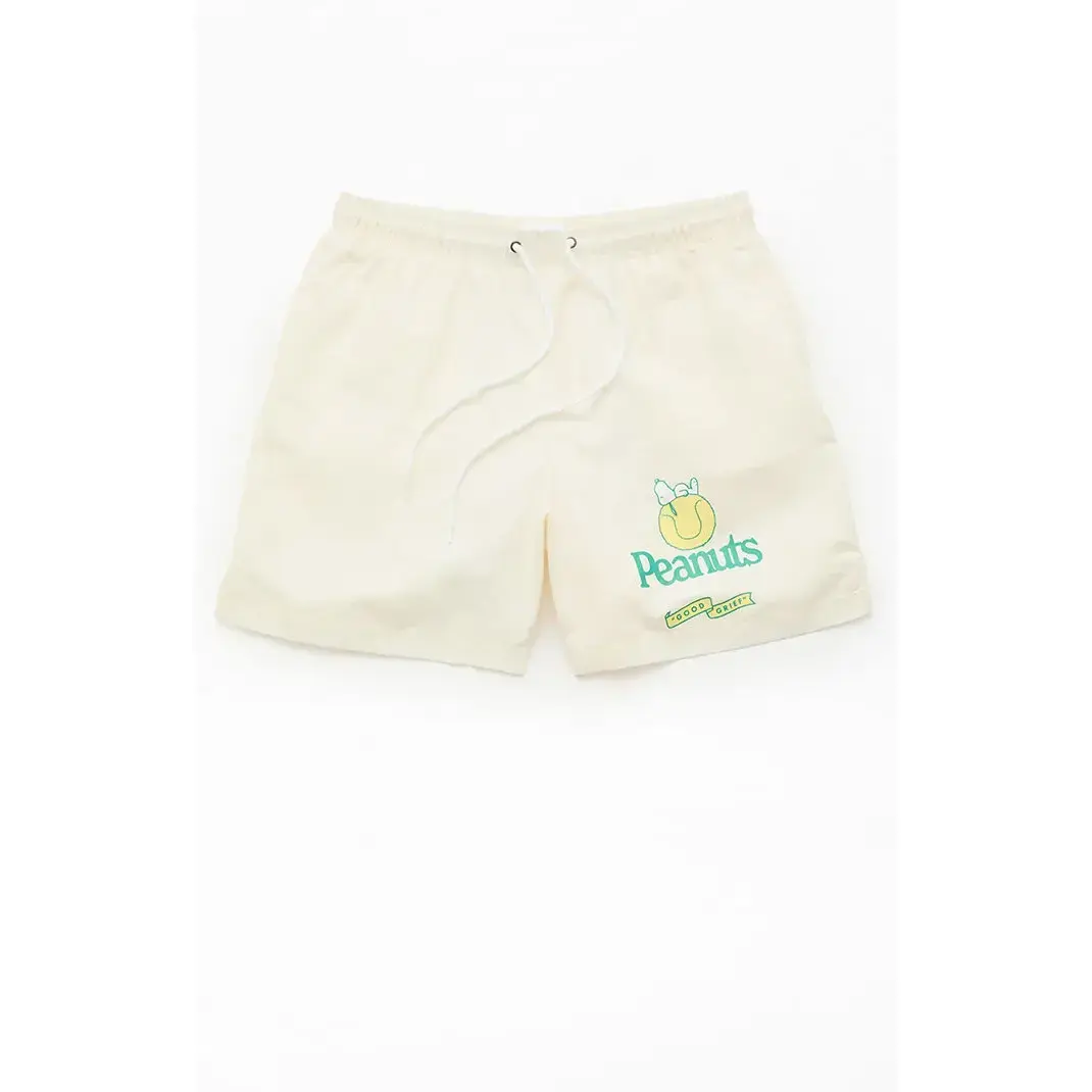 PacSun Men's Peanuts Racquet 6" Swim Trunks