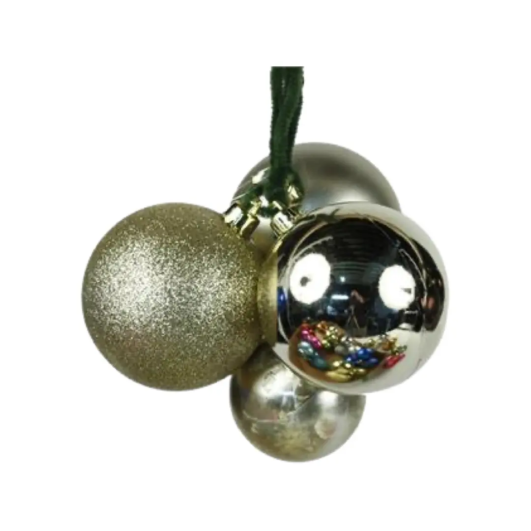 Light Gold Ball Cluster, 80MM/60MM