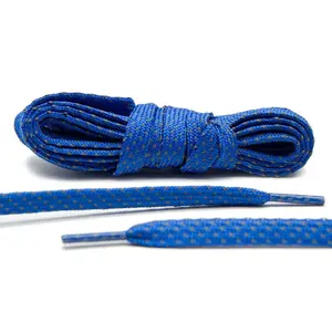 Blue - Reflective Flat Laces 2.0