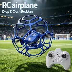 Outdoor Special RC Flying Football Aircraft, Fun Remote Control Toy with Excellent Durability, Anti Collision Protection Frame, Stable Hover and Flight, Wonderful Gift for Every Festival