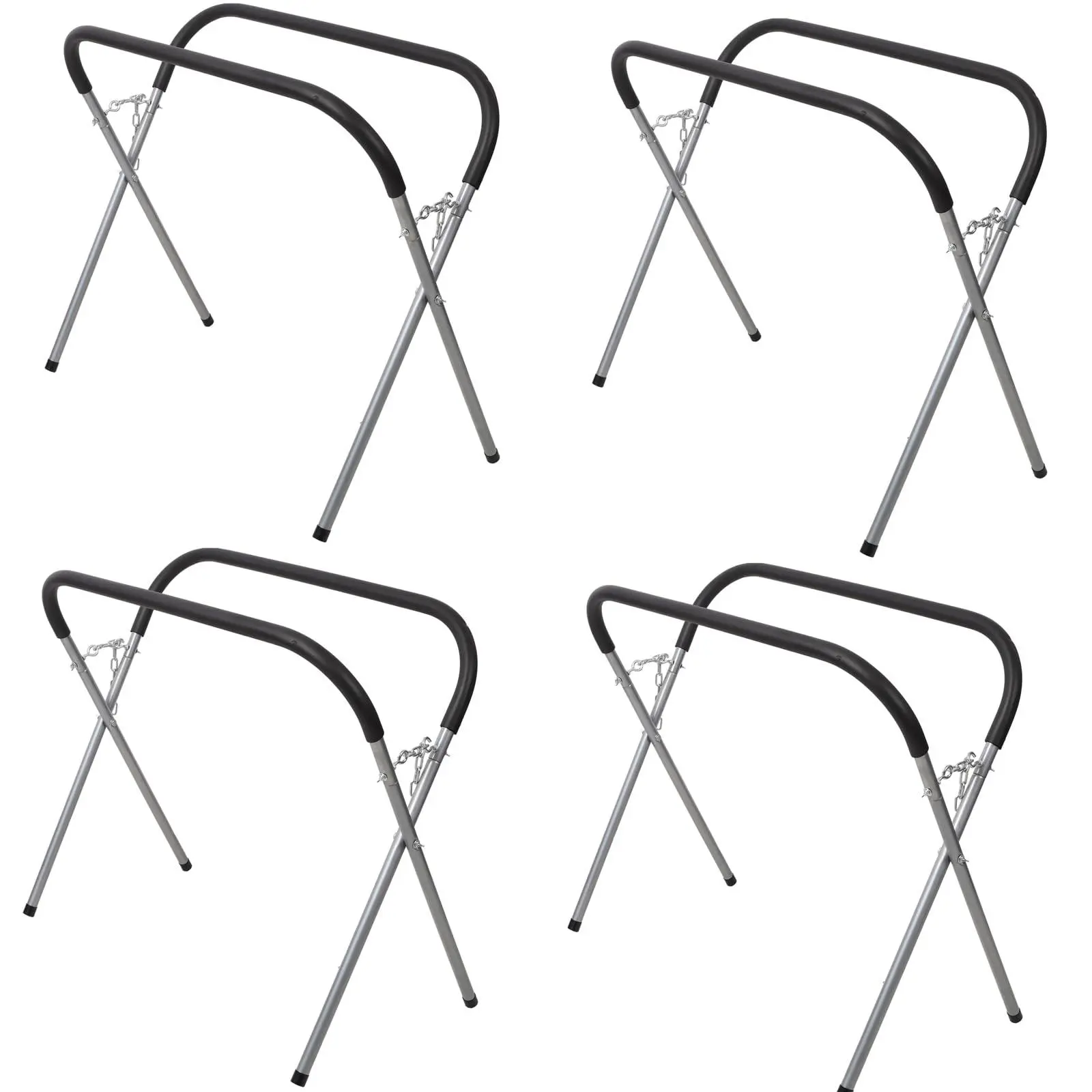 Portable Work Stand,750 LBS Adjustable, Padded Folding Work Stand,Automotive Fender Stand for Garages, Repair Shops, and DIY,Heavy-Duty Bumper Stand