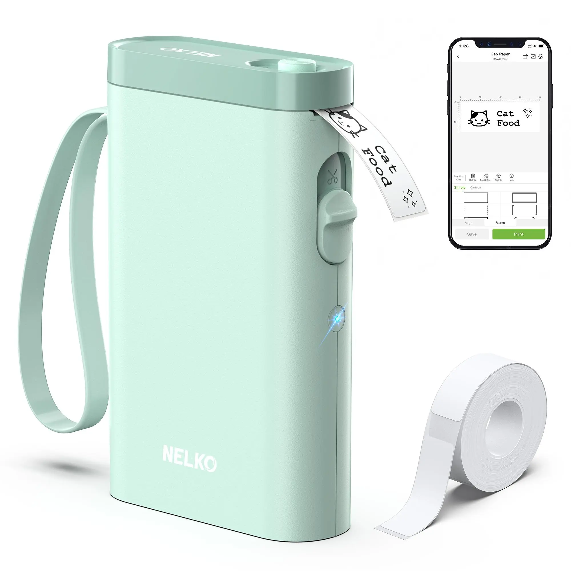P21 Wireless Bluetooth Thermal Label Printer - Portable Thermal Label Maker for Office Organization P21 Wireless Bluetooth Thermal Label Printer - Portable Thermal Label Maker for Office Organization