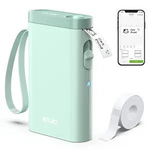 NELKO P21 Bluetooth Thermal Label Printer, Portable Label Maker, Thermal Printer for Organization, Storage, Office and Home