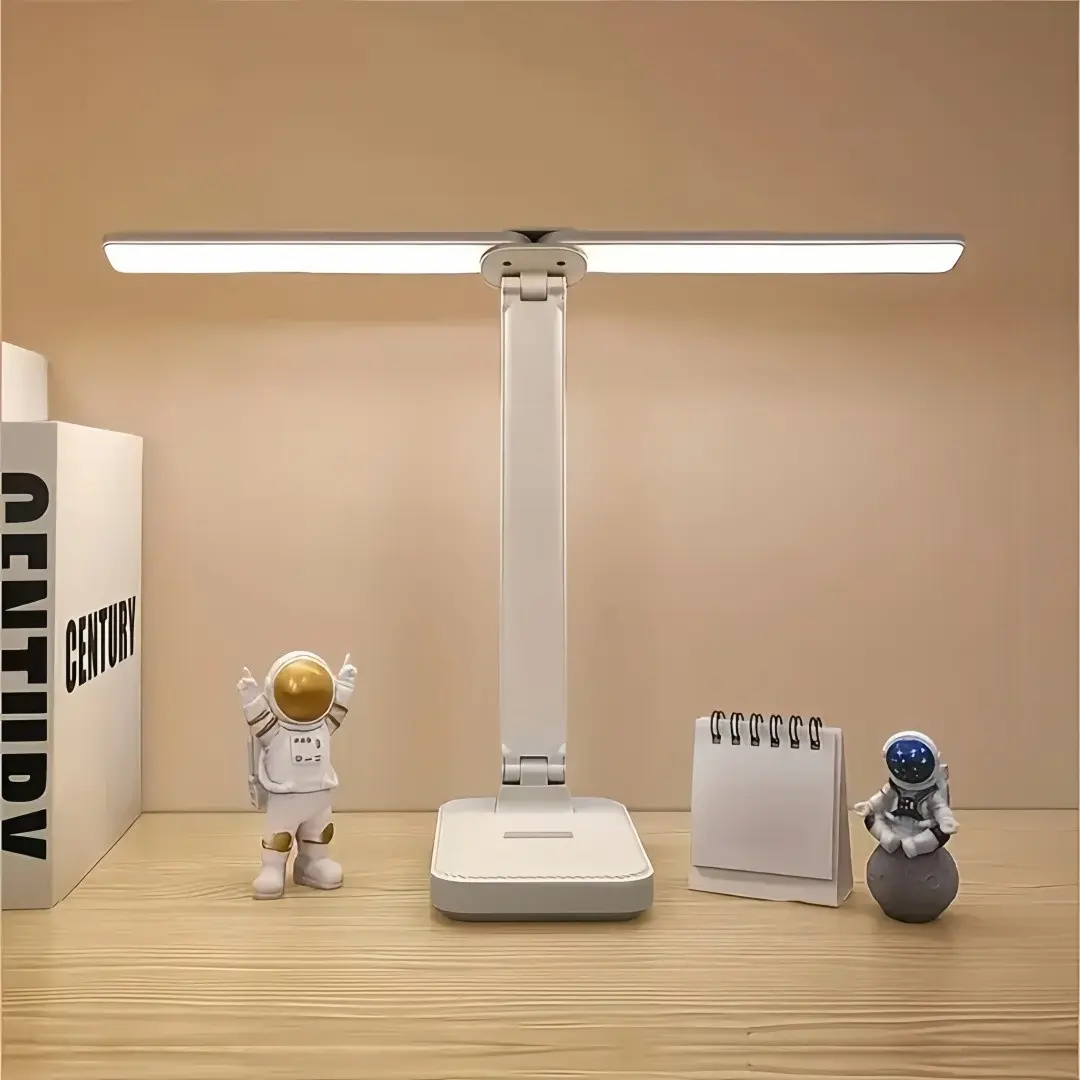 LED Desk Lamp for Home Office, USB Charging Port, Adjustable Brightness, Foldable, Touch Control, Eye Protection, Adjustable Lighting