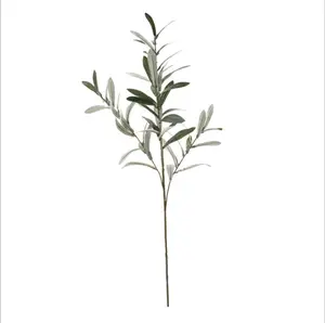 Tuscan Mediterranean Faux Olive Green Branch