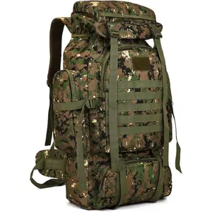 Tactical Backpack Hiking Daypacks Hunting Fishing Camping Training Outdoor Waterproof Rucksack