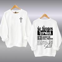 hoodless sweatshirt-white