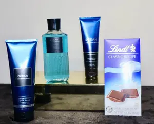 Men's fathers day Gift Basket with Chocolates and skincare essentials // Gift for him // Self Care Gift box // Valentine’s Day