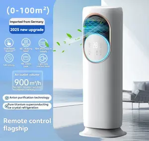 New dual-purpose air conditioner fan cooling and heating all-in-one household heater vertical mobile bedroom small air conditioner