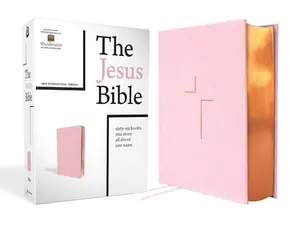 The Jesus Bible, NIV Edition, Leathersoft over Board, Pink, Comfort Print by Passion Publishing||Louie Giglio||Zondervan [Hardback Book]