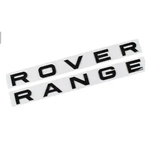 Replacement for Range Rover Sport L322 L320 L494 3D Raised Tailgate Letters BLACK