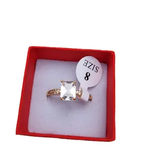 Women's Gold Plated Ring with Anti Allergic Layer and Protection Layer