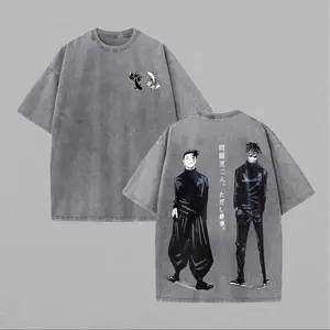 Jujutsu Kaisen Printed Unisex Washed T-Shirt a33