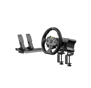 MOZA R5 Gaming Racing Simulator 5.5Nm Direct Drive Wheel Base 11-inch Racing Wheel Anti-Slip Pedals & Desk Clamp Cloud-based App Control