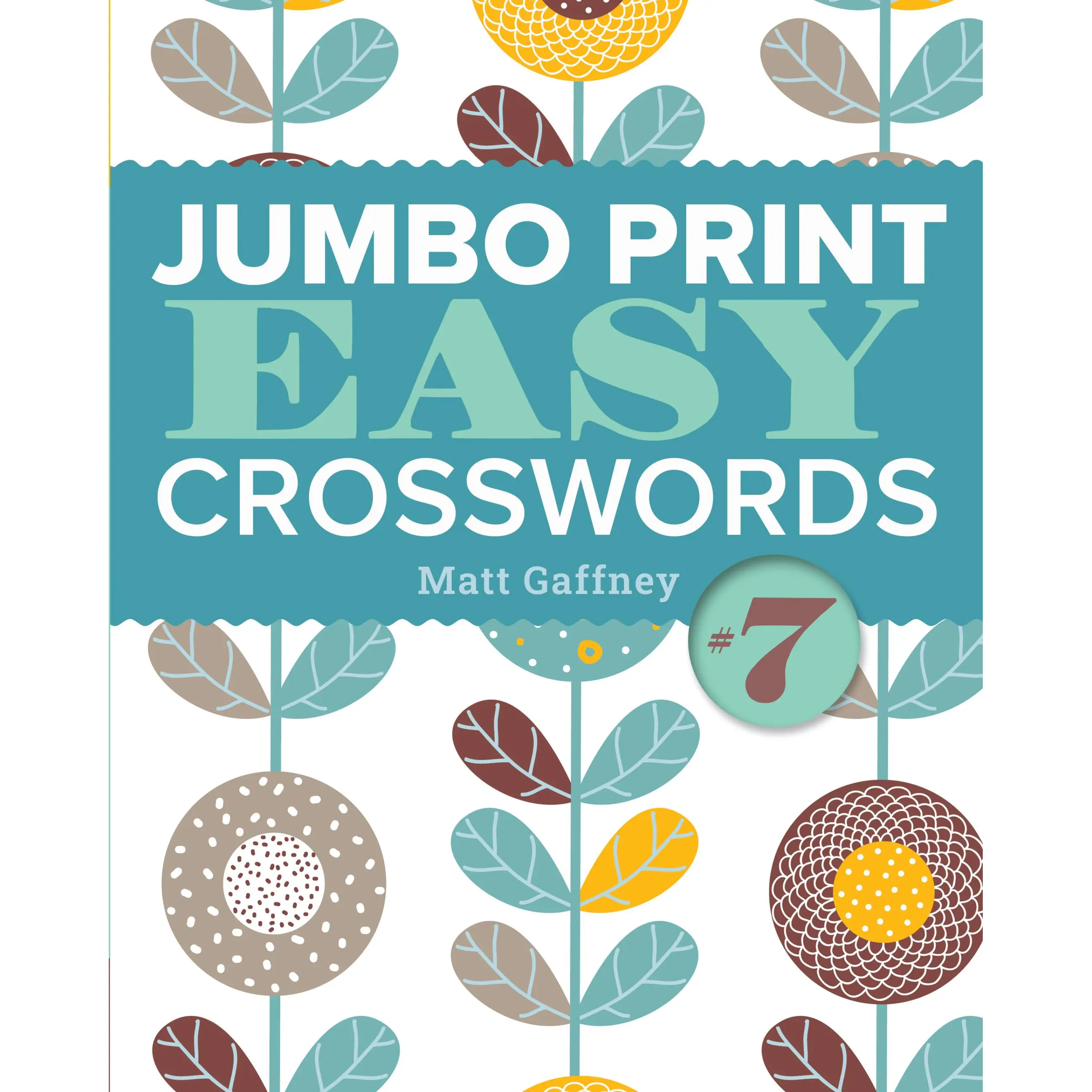 Jumbo Print Easy Crosswords #7 by Matt Gaffney [Paperback Book]