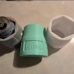 10mm socket can koozie