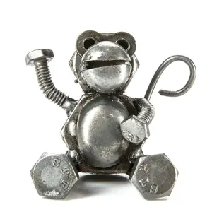 Monkey Recycled Metal Sculpture