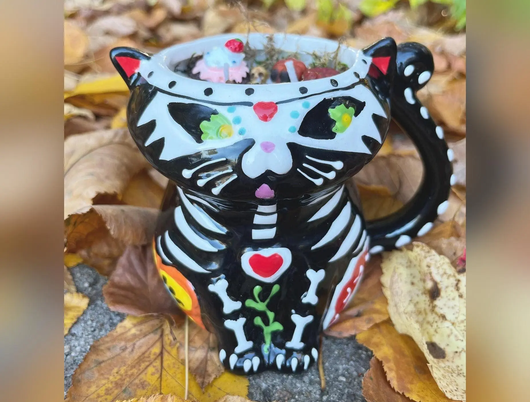Day of the Dead Cat Candle~Communication with Ancestors, Offerings to Ancestors, Cat Medicine