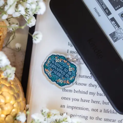 USB-C Dust Plug Charm | Acrylic Bookish Kindle / Phone Accessories