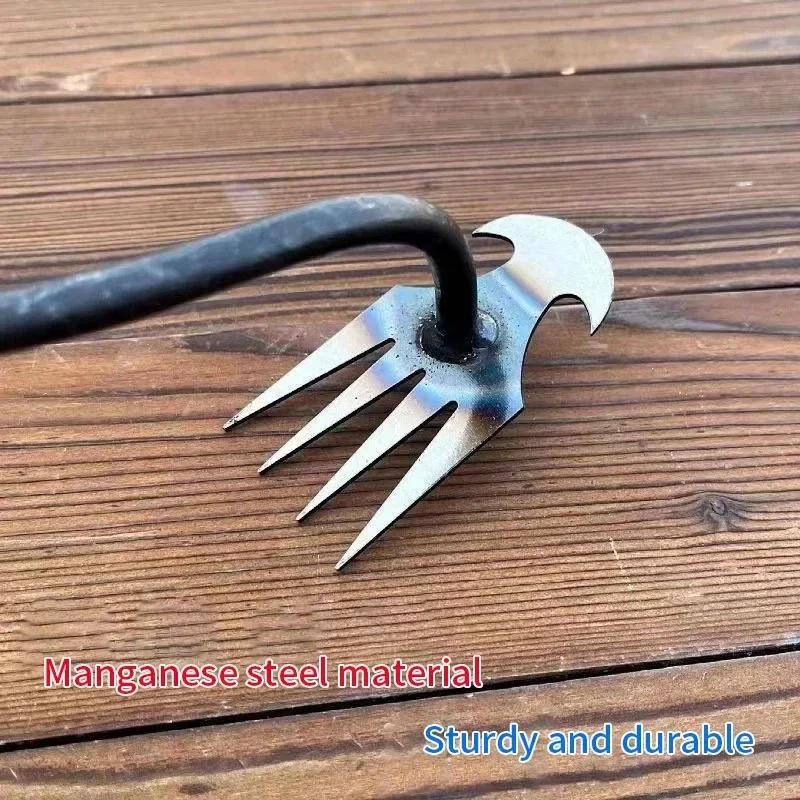 Multi-Functional Weeding Tool | Root Pulling Hoe & Soil Loosening Shovel | Durable Garden Weed Puller for Vegetable Planting | Upgraded Gardening Hand Tool