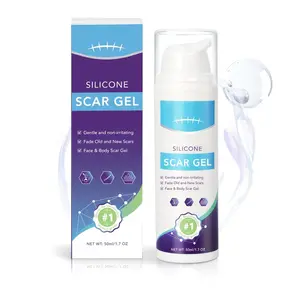 Silicone Scar Gel Scar Cream,Advanced Scar Treatment Keloid Bump Removal for Surgical Scars, C-Section, Injury, Stretch Marks, Acne, Burns, Keloids, Old & New Scars Scarbandages Healthcare Therapeutic Bathroom