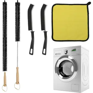 Dryer Vent Cleaner Kit 5 Pack for Fire Prevention- Essentials Long Flexible Dryer Vent Brush for Lint -Multipurpose Household Cleaning Tools