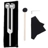 128 Hz Weighted Medical-Grade Aluminium Tuning Fork C128 - Lightweight, Sturdy, Corrosion-Resistant, Minimalist Portable Percussion Instrument with Mallet for Adult Clinical Use, Travel & Family Sound Healing (Professional Accessory)