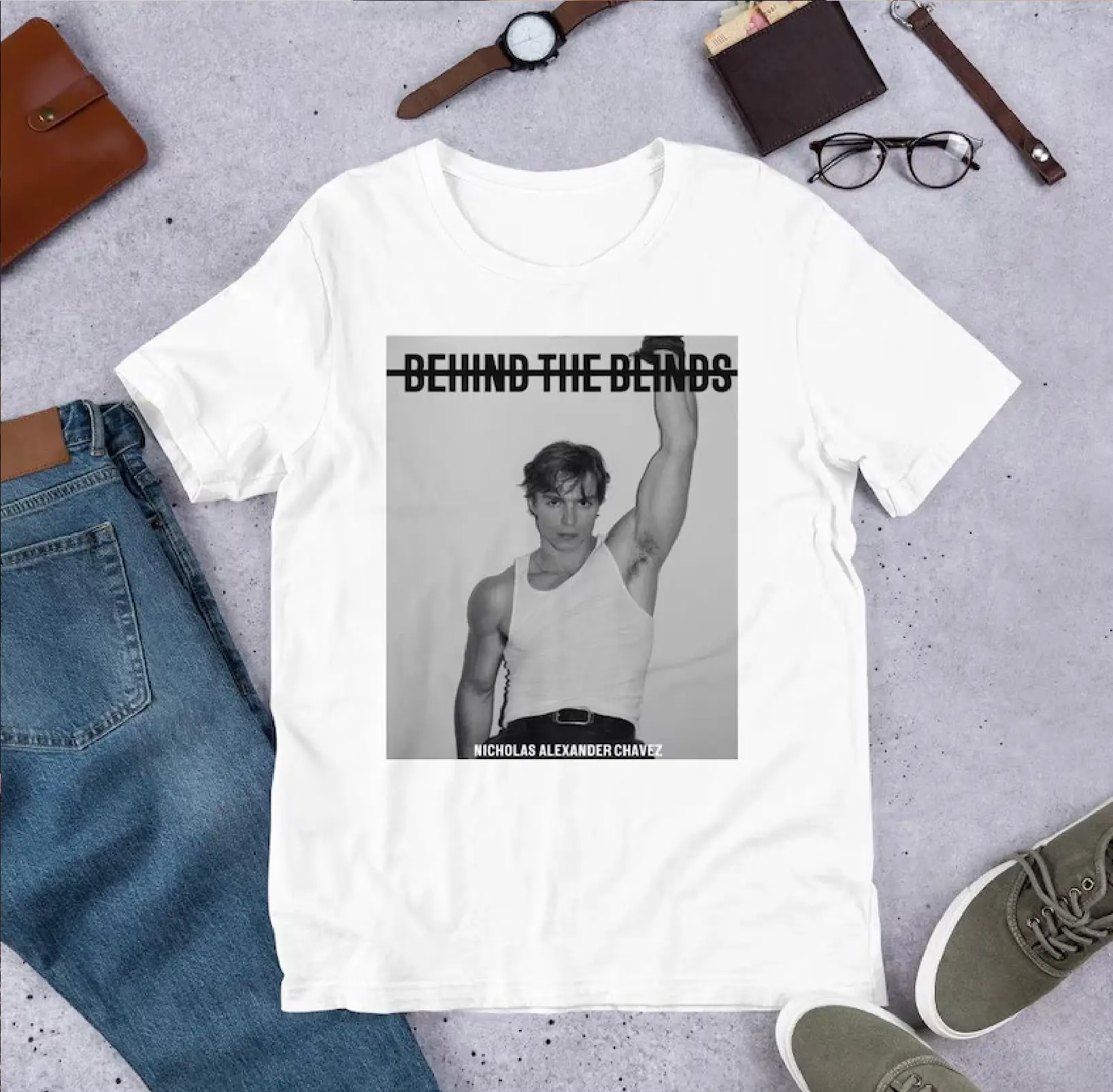 Nicholas Alexander Chavez Behind The Blinds Unisex T-shirt, Menendez Brothers Monsters Netflix Merch, Sweatshirt, Hoodie