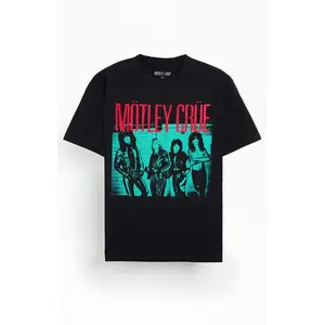 PacSun Men's Motley Crue Photo T-Shirt - Multicolor